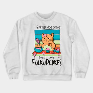 Cupcake Cat Crewneck Sweatshirt